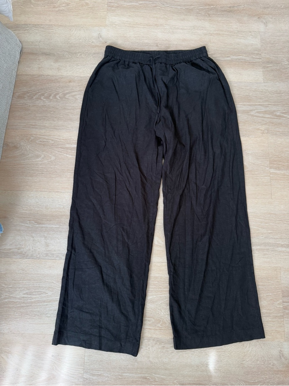 Cotton On Women's Haven Wide Leg Pant in Black US 10 Women